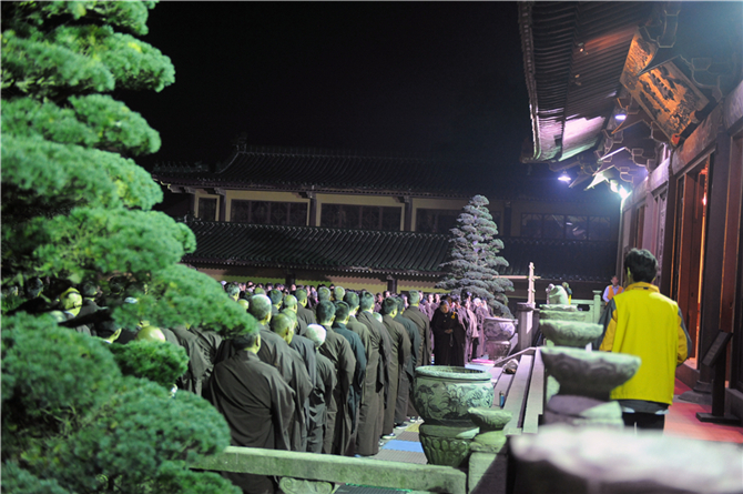 「观音」庐山东林寺图组：观世音菩萨出家日祝圣法会