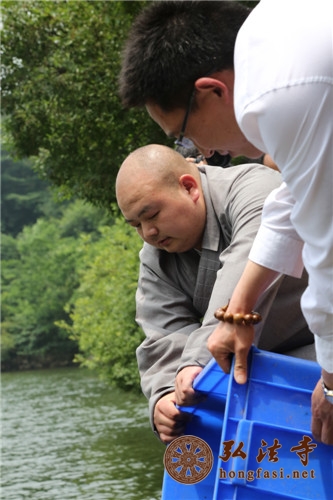 「印顺大和尚」印顺大和尚主持湖北大洪山白龙池放生法会 「印顺大和尚」印顺大和尚主持湖北大洪山白龙池放生法会