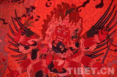 「色拉寺」藏历新年迎新许愿 “色拉崩钦”近5万信众朝佛