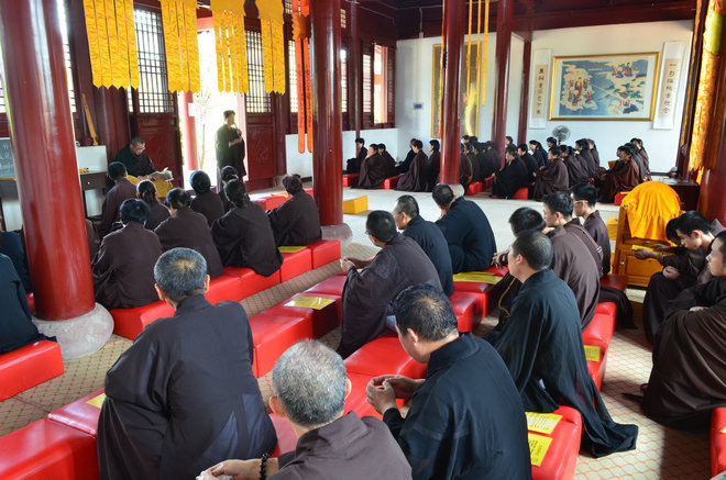 「佛教」江西东林寺8月上旬闭关念佛圆满出关
