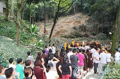 「佛教」广州白云山能仁古寺扩建工程破土动工