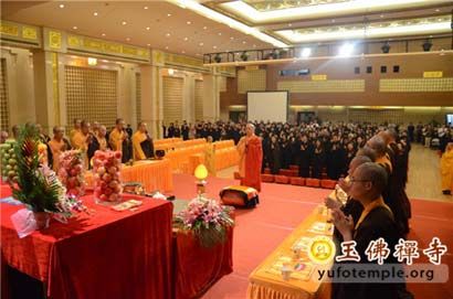 「佛教」上海玉佛寺举行2013年地藏王菩萨圣诞纪念法会