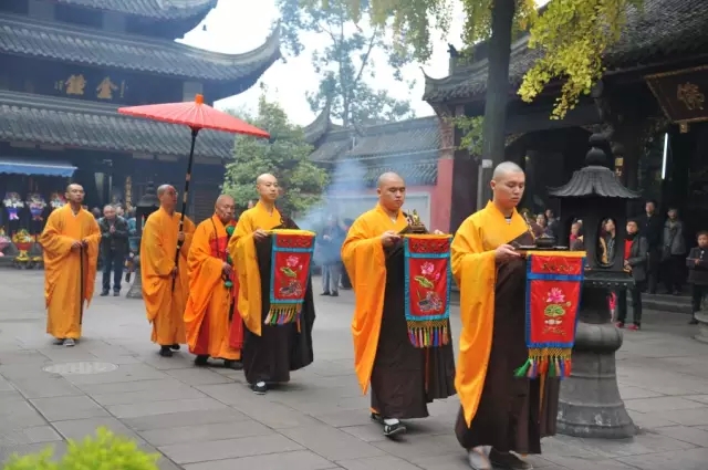 「文殊院」四川成都文殊院三坛大戒举行正授比丘戒仪式