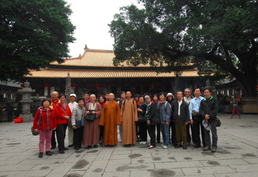 「禅宗」台湾佛光山禅宗祖庭参访团到访广东光孝寺