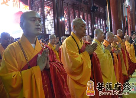 「佛教」法弘法师升座庆典暨绍兴安康寺全堂佛像开光法会取得圆满
