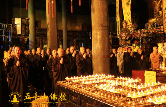 「五台山」山西五台山大显通寺隆重举行全山普佛法会 「五台山」山西五台山大显通寺隆重举行全山普佛法会