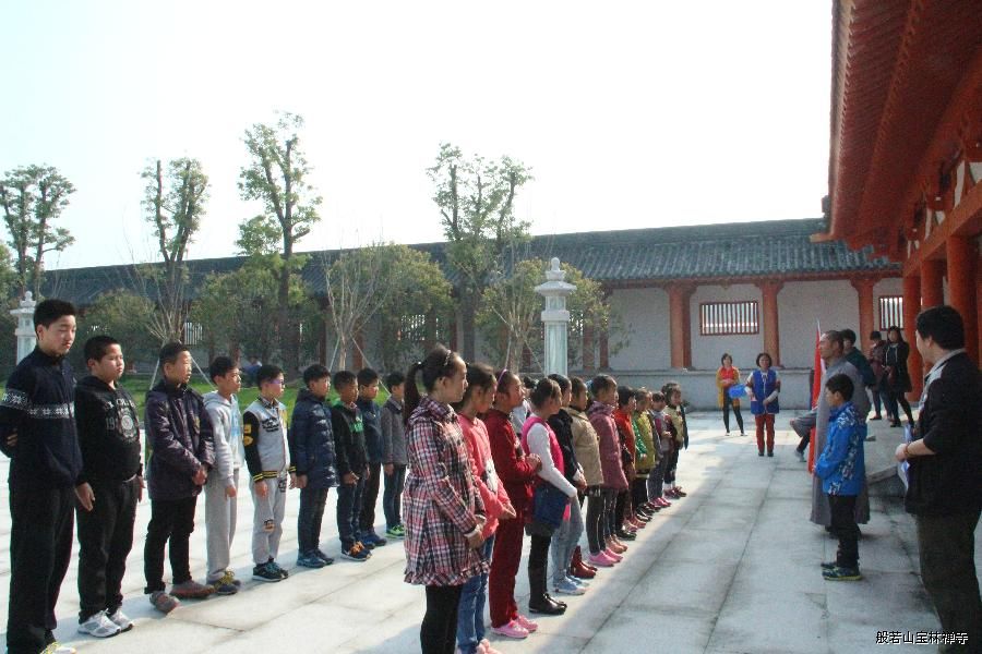 「佛学」江苏常州市武进区淹城宝林禅寺圆满举办第二期青少年佛学体验营