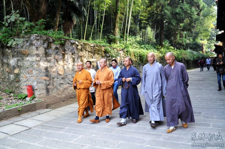「香积寺」长安香积寺主持一行参访东林祖庭 「香积寺」长安香积寺主持一行参访东林祖庭