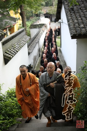 「灵隐寺」浙江灵隐寺三坛大戒法会第一天：封堂编班 教授忏摩
