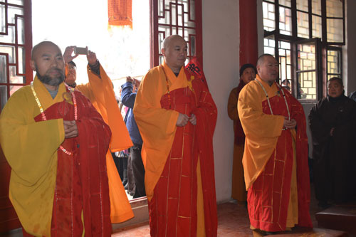 「佛教」江苏徐州铜山区郑集镇大林寺隆重举行佛像开光庆典