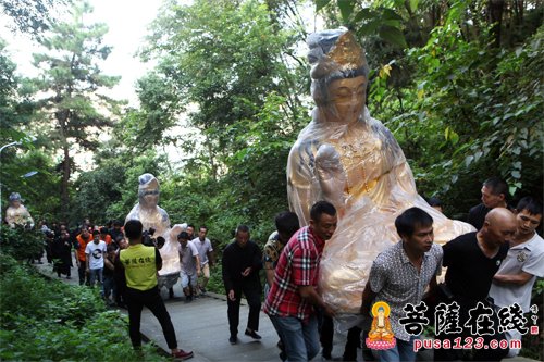 「摄影」浙江台州温岭福慧寺隆重举行迎佛安座仪式