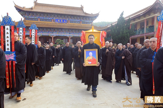 「广德」觉真长老荼毗追思会在安徽广德紫金寺举行