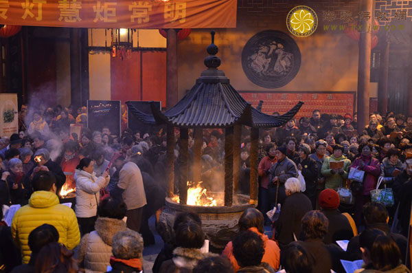 「佛教」上海玉佛禅寺隆重举行正月初九供佛斋天祈福大法会