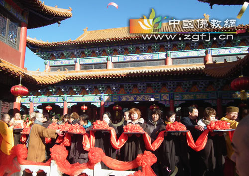 「佛教」河北威县普济寺大雄宝殿落成庆典暨佛像开光法会圆满举行