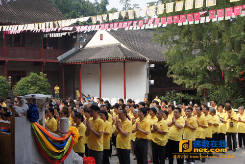 「佛教」南京市佛教协会隆重举行2014南京青奥会祈福法会