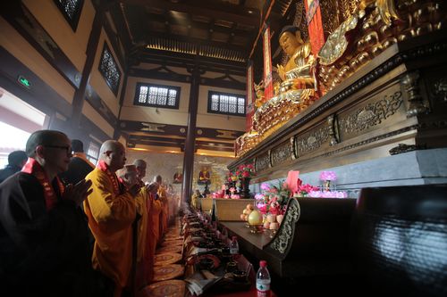 「佛教」湖北大慈恩寺开光庆典暨大洪山核心景区建成开放活动隆重举行