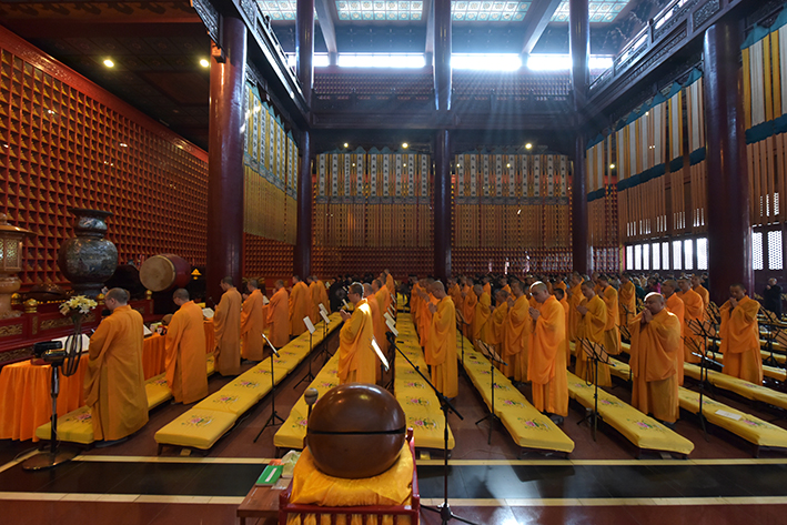 「佛教」柏林禅寺丁酉年中元节报恩法会拉开帷幕
