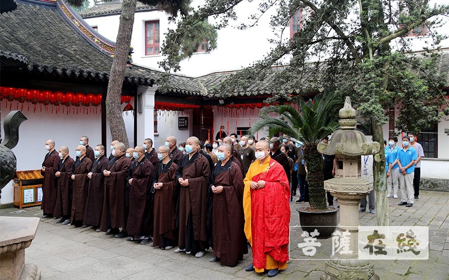 「佛教」常熟兴福禅寺恢复开放首日举行升国旗仪式 「佛教」常熟兴福禅寺恢复开放首日举行升国旗仪式