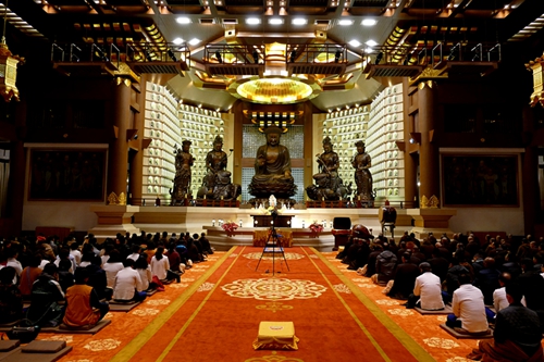 「安福寺」2016年首次安福“一日禅”在浙江天圣山安福寺举行