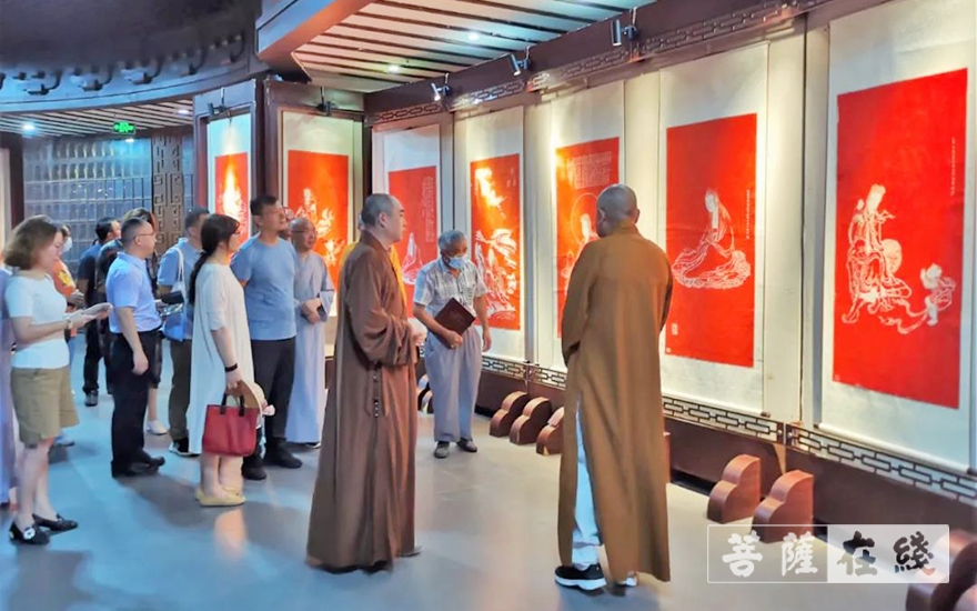「重元寺」观世音像艺术碑刻拓片公益展在苏州重元寺举行