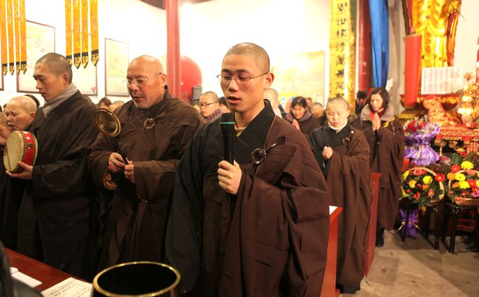 2013年2月14日慧日禅寺供佛斋天吉祥法会