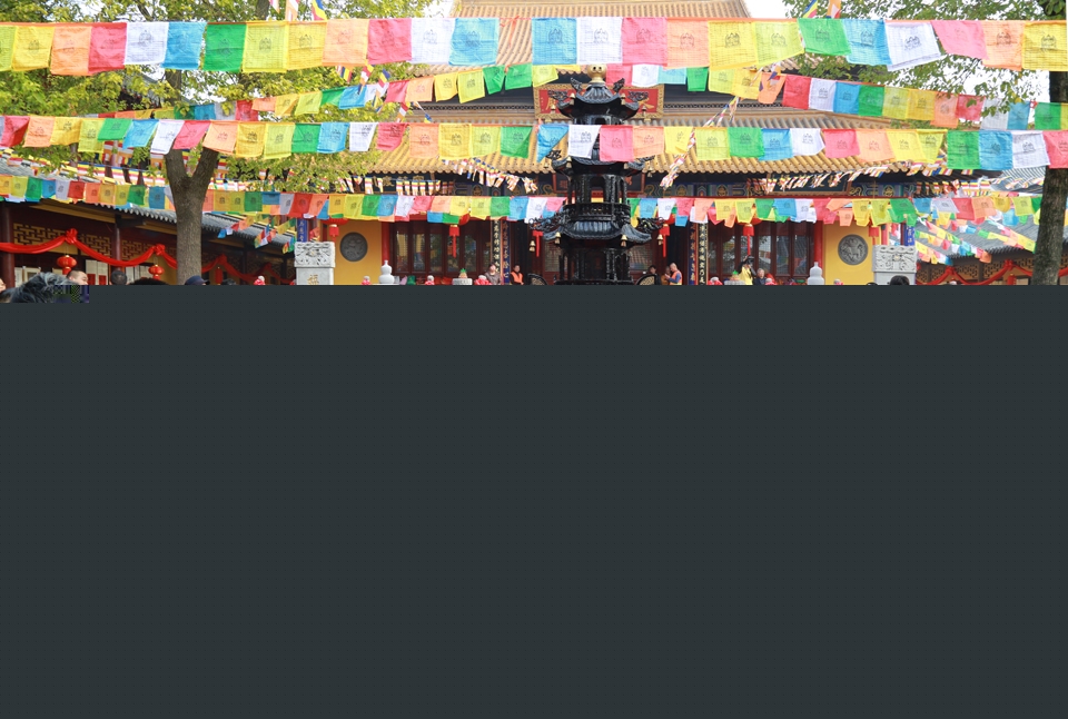江苏南通福田寺举行智峰法师升座庆典暨毗卢阁三身佛开光法会