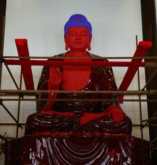 「宁国」上海宁国禅寺大雄宝殿释迦佛圣像镶金盛典隆重举行