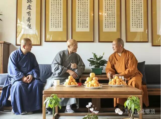 「禅宗」虚云老和尚关门弟子绍云长老参访山西五台山黛螺顶