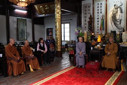 「佛教」台湾法相山文教基金会参访团来访天童寺