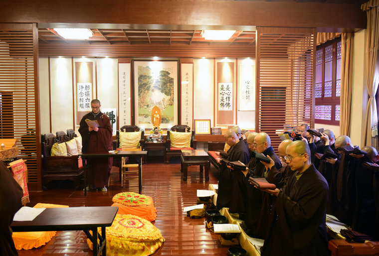「东林寺」江西九江东林寺举行沙弥十戒传授仪式