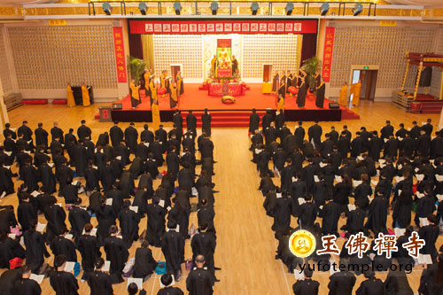「佛教」上海玉佛禅寺隆重举行第二十七届传授三皈依法会