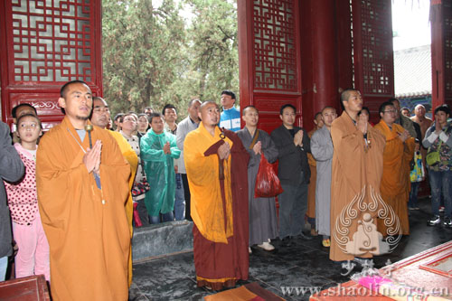 「少林寺」河南许昌白兔寺“风中菩提•朝拜少林寺之行”活动圆满