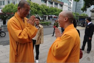 「中国佛教」台湾“中国佛教会”副理事长一行参访浙江七塔禅寺