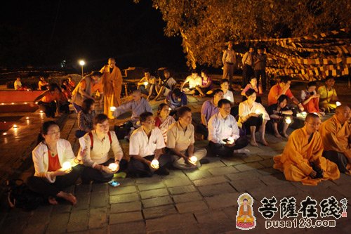 「蓝毗尼」尼泊尔中华寺在蓝毗尼圣园隆重举行传灯法会