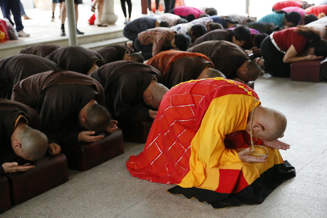 「佛教」广东定光禅寺举行重阳节纪念宏慧长老圆寂追思法会