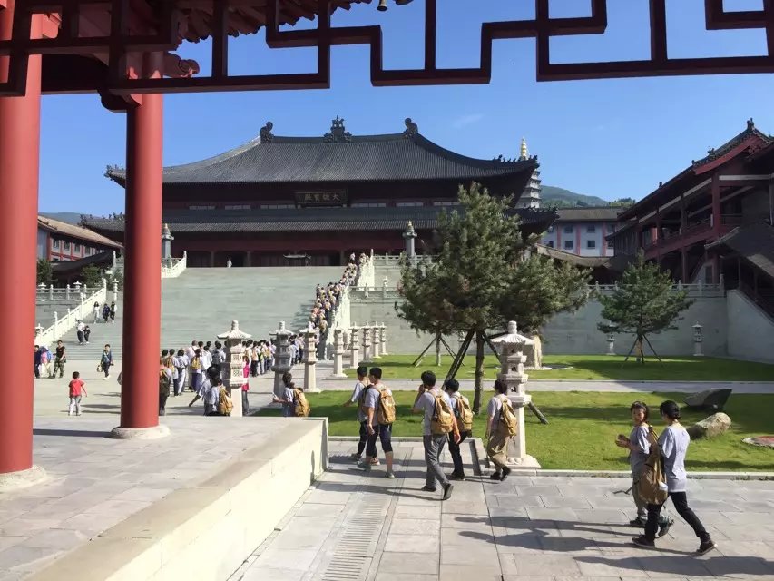 「五台山」河北邢台净域寺朝拜五台山圆满