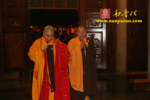 「佛教」厦门南普陀寺举行2012年请执仪式