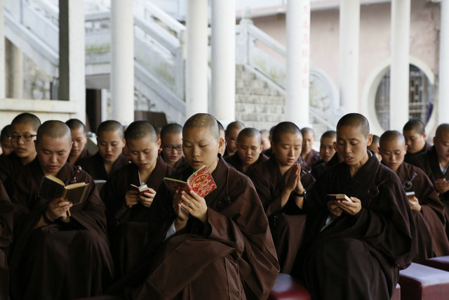 「佛教」广东定光禅寺举行重阳节纪念宏慧长老圆寂追思法会