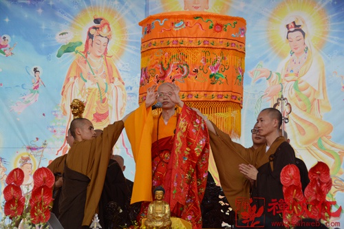 「佛教」广东茂名灵惠寺举行登觉法师荣膺方丈升座庆典法会
