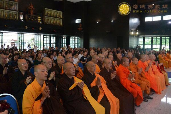 「佛教」新加坡福海禅寺举行觉光长老追思赞颂典礼