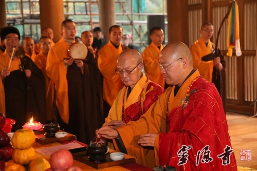 「灵隐寺」浙江灵隐寺举行云中轩上梁法会