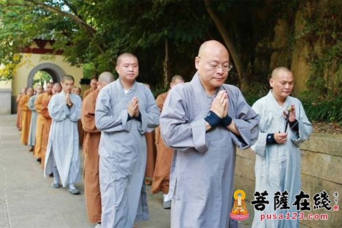 「灵隐寺」灵隐寺方丈光泉大和尚朝礼普陀山