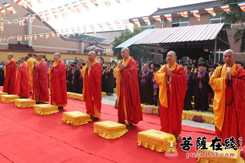 「佛教」上海金山大觉禅寺隆重举行迁址洒净仪式