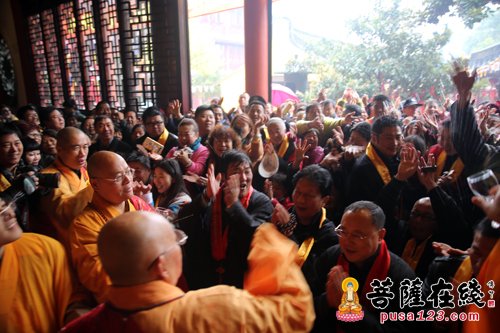 「佛教」上海南山古寺举行全堂佛像开光暨灵宏法师晋院升座庆典