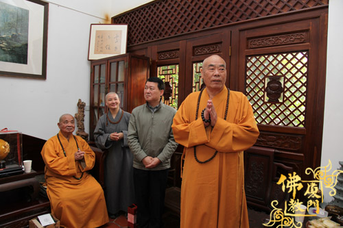 「中国佛教」台湾中国佛教会理事长圆宗长老一行莅临进明寺