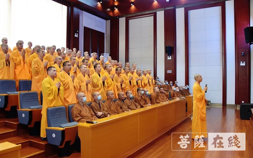 「佛教」浙江佛学院举行升旗仪式暨2020年秋季开学典礼