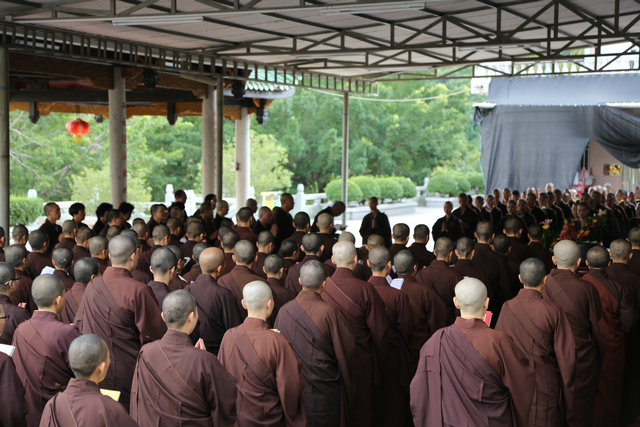 「佛教」广东定光禅寺举行重阳节纪念宏慧长老圆寂追思法会