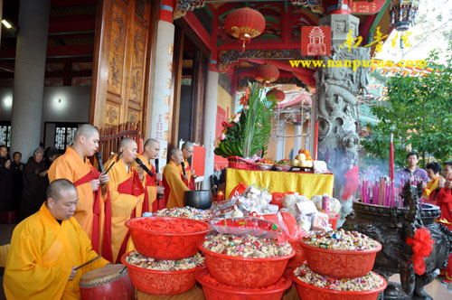 「佛教」厦门启明寺启建供佛斋天祈福法会迎弥陀圣诞