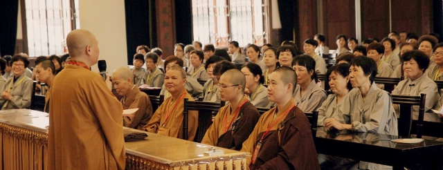 「佛教」浙江温州太平寺举行第九届短期出家活动