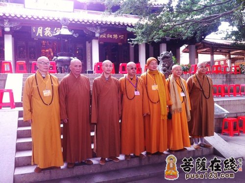 「佛教」台湾中国佛教会到福建泉州少林寺参观交流